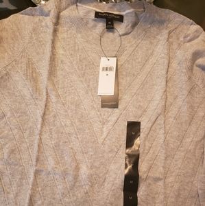 Grey crew neck sweater